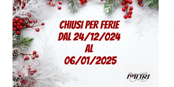 Chiusura per ferie